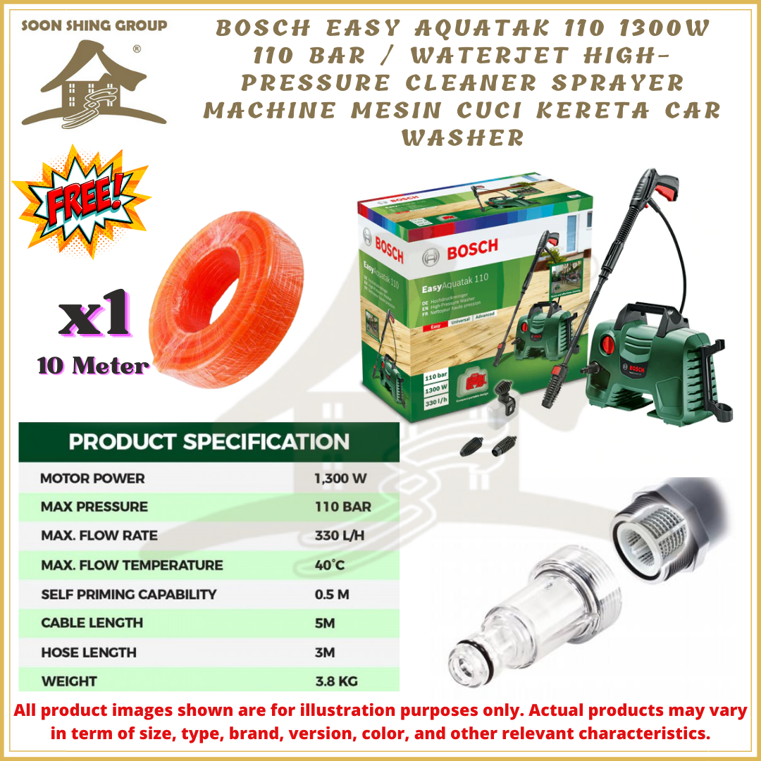 BOSCH EASY AQUATAK 110 1300W 110 BAR / Waterjet High Pressure
