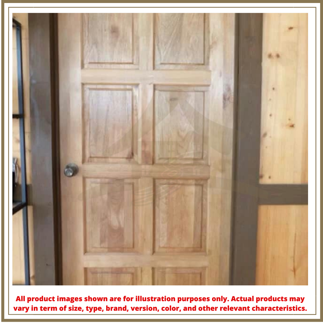Timber Door / Pintu Solid 8 Petak Solid Wooden Door / Malaysia Door
