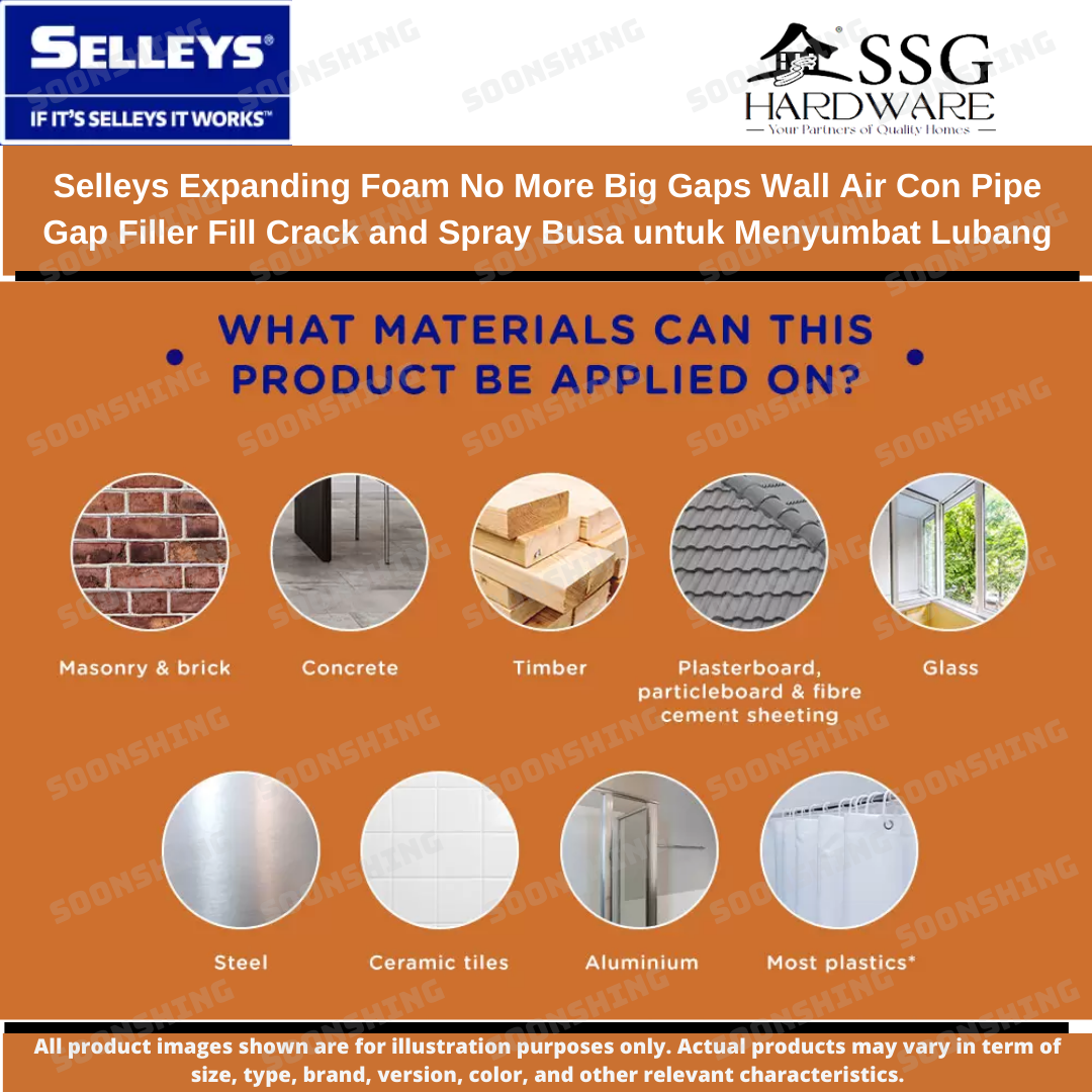 Selleys Expanding Foam No More Big Gaps Wall Air Con Pipe Gap Filler