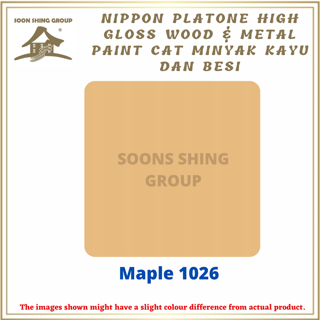 SSG01 NIPPON Platone High Gloss Wood & Metal Paint Cat Minyak / Cat ...