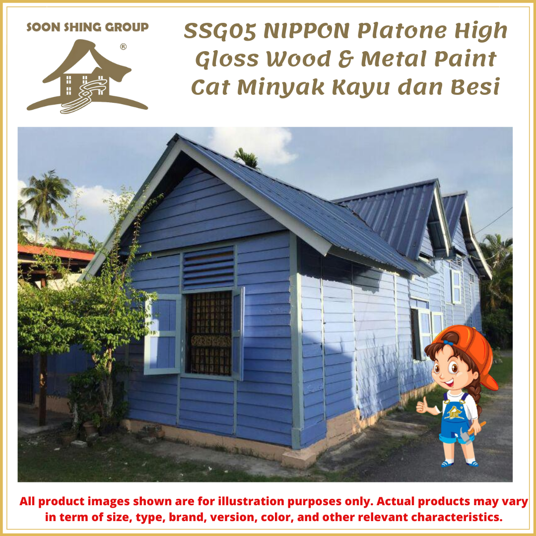 SSG05 NIPPON Platone High Gloss Wood & Metal Paint Cat Minyak / Cat ...