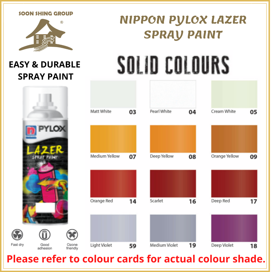 SSG1596 NIPPON PYLOX LAZER SPRAY PAINT / Cat Spray Motor / Cat Spray