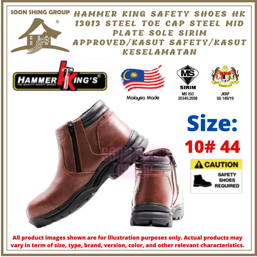 Hammer King Safety Shoes HK 13013 Steel Toe Cap Steel Mid Plate sole