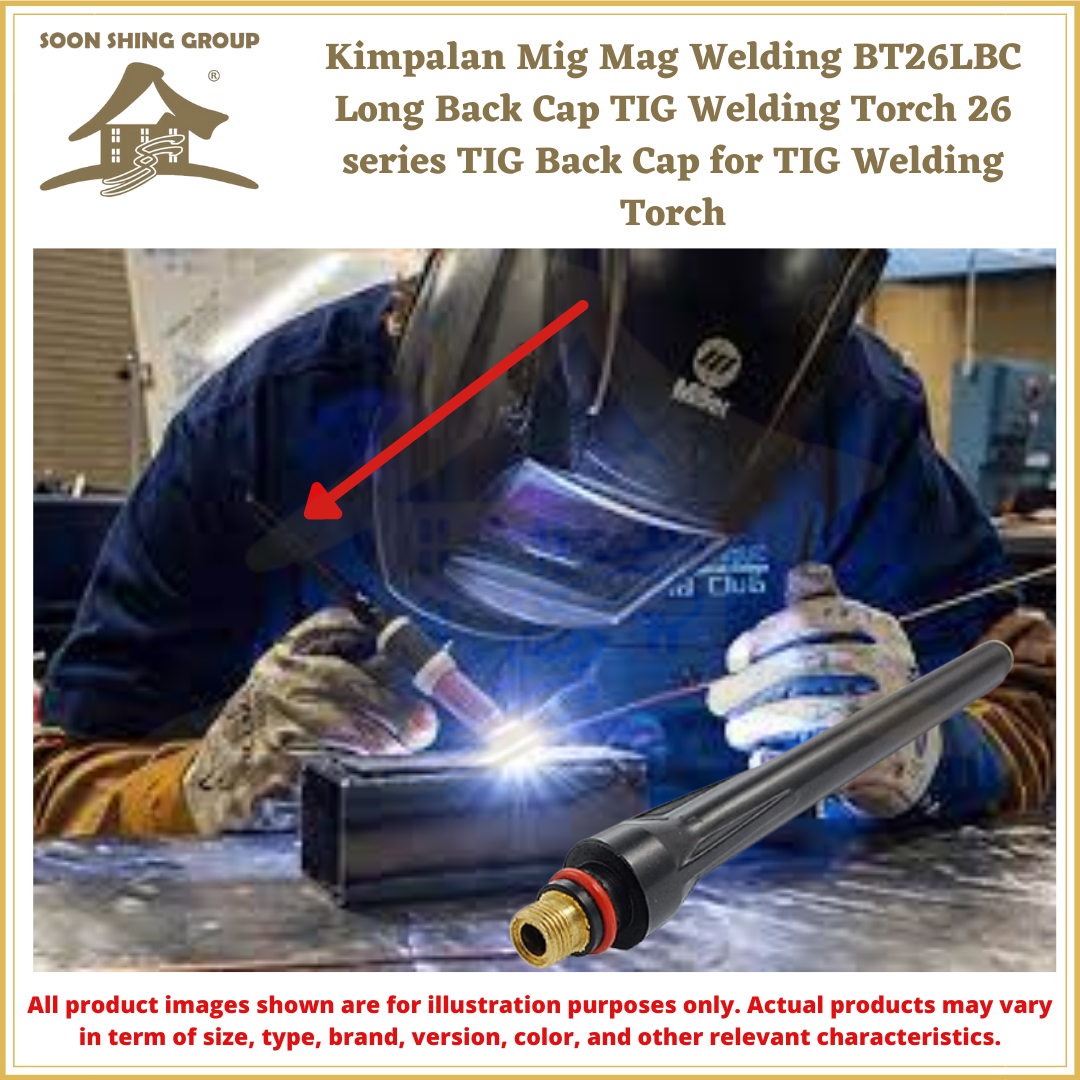 Kimpalan Mig Mag Welding BT26LBC Long Back Cap TIG Welding Torch 26
