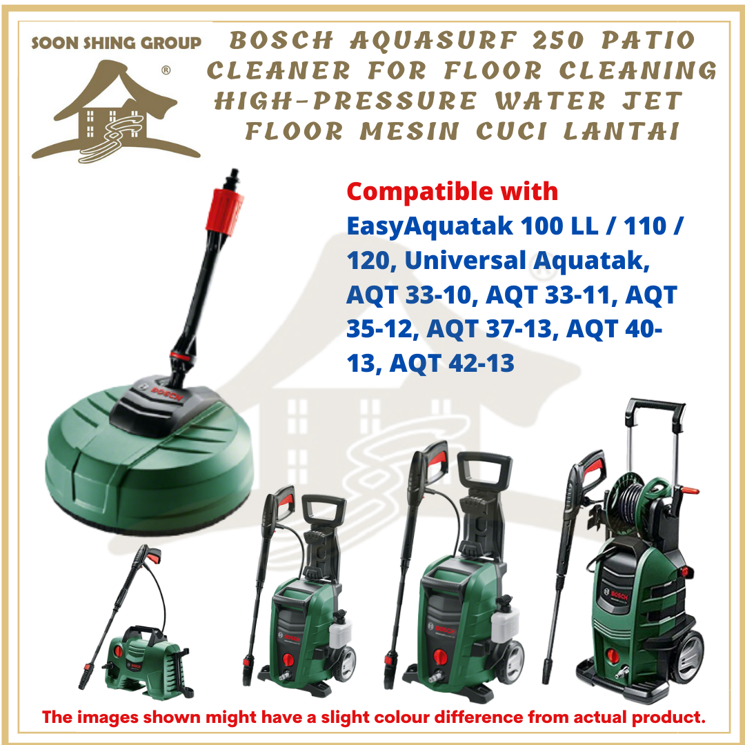 Bosch AquaSurf 250 Patio Cleaner Driveways For Floor Cleaning High
