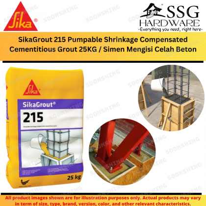 SSG400 SikaGrout 215 Pumpable Shrinkage Compensated Cementitious Grout