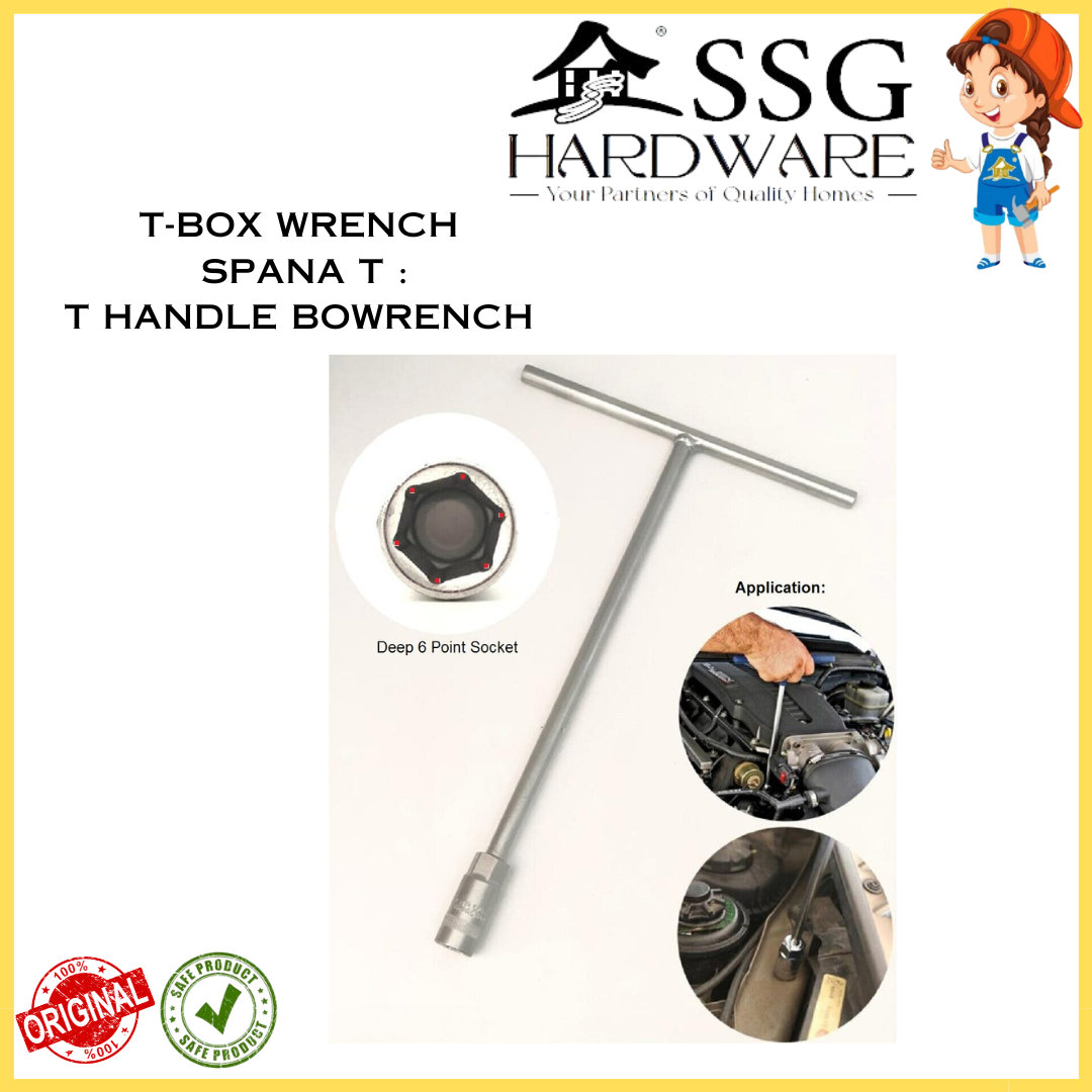 TBOX WRENCH / SPANA T / SPANNER / TTYPE / T HANDLE BOX WRENCH ( 8MM