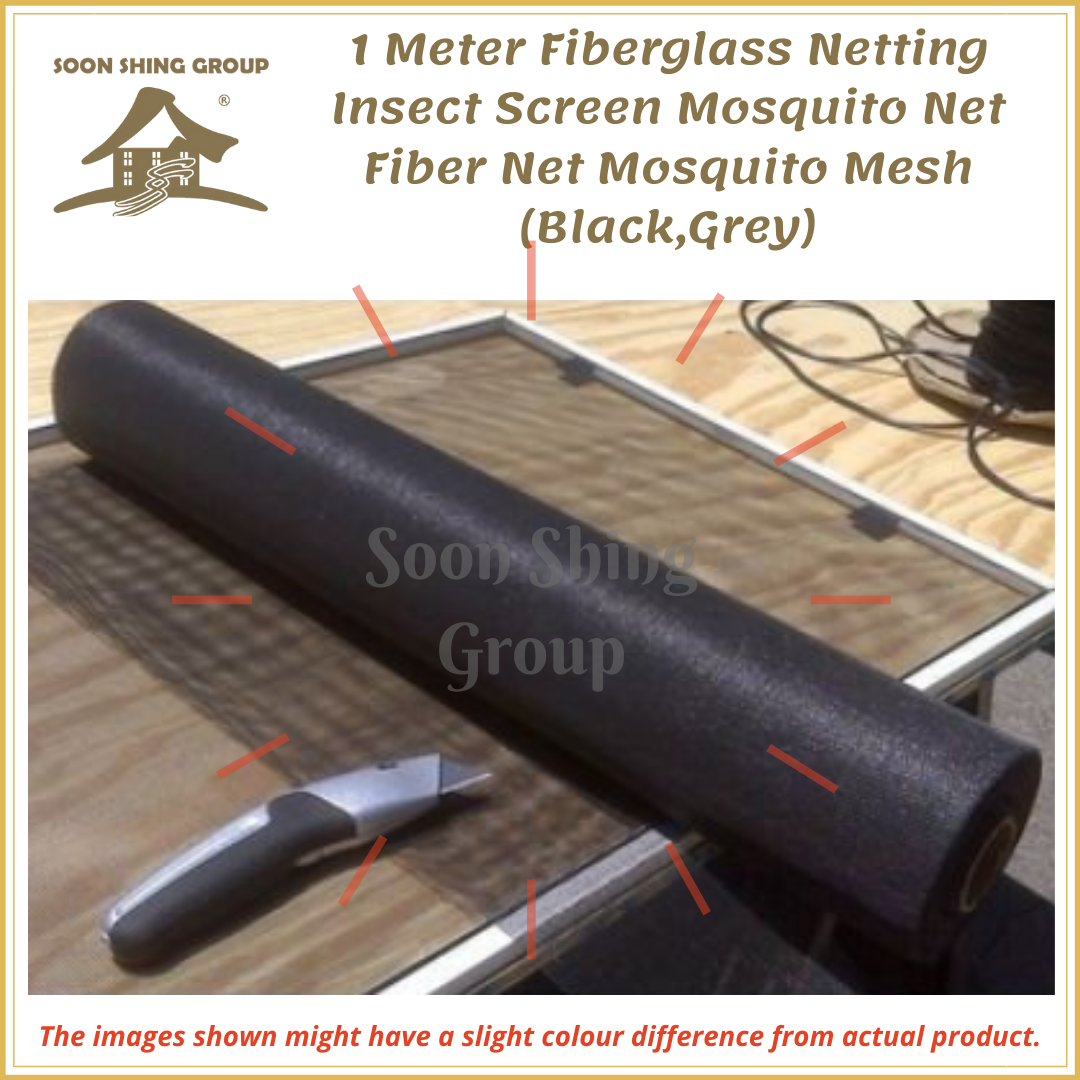 1 Meter Fiberglass Netting Insect Screen Mosquito Net Jaring Tingkap ...