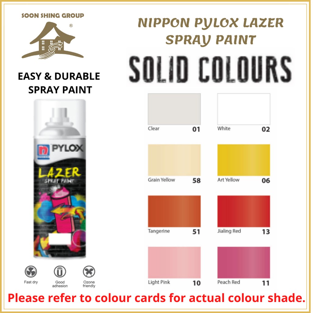 SSG264 NIPPON PYLOX LAZER SPRAY PAINT / Cat Spray Motor / Cat Spray Basikal