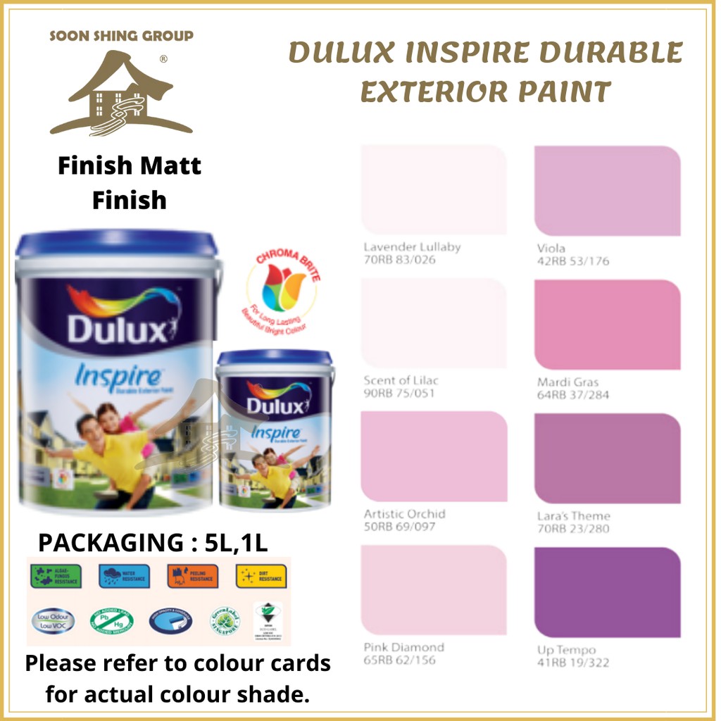 SS275 DULUX INSPIRE DURABLE EXTERIOR PAINT
