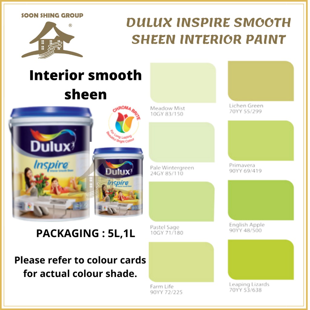 SS569 DULUX INSPIRE SMOOTH SHEEN